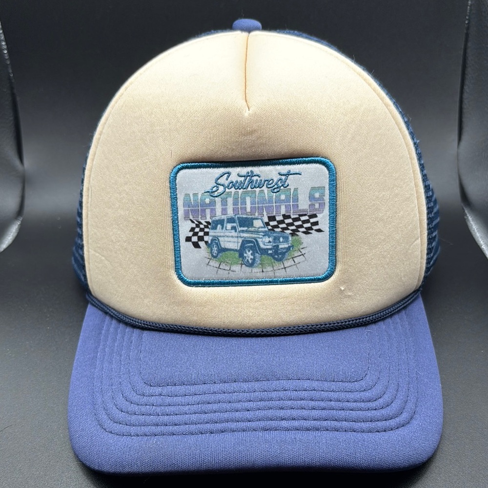 Blue and Cream Trucker Hat